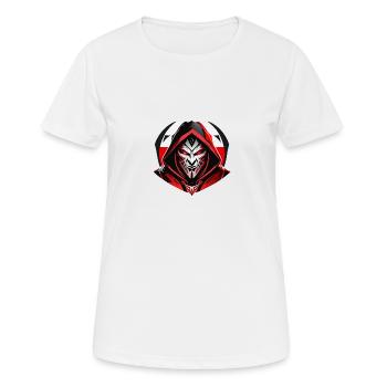 Teufel - Frauen T-Shirt atmungsaktiv - Weiß - Vorne - AI Model Female 172 dark (172cm)