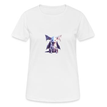 Fledermaus wie Statue - Frauen T-Shirt atmungsaktiv - Weiß - Vorne - AI Model Female 172 dark (172cm)