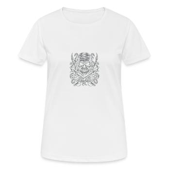 Das Ableben der Seefahrer - Frauen T-Shirt atmungsaktiv - Weiß - Vorne - AI Model Female 172 dark (172cm)