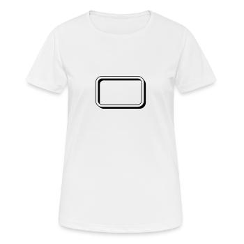 cadre facile - T-shirt respirant Femme - blanc - Devant - AI Model Female 172 dark (172cm)
