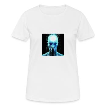 Intelligence artificielle - T-shirt respirant Femme - blanc - Devant - AI Model Female 172 dark (172cm)