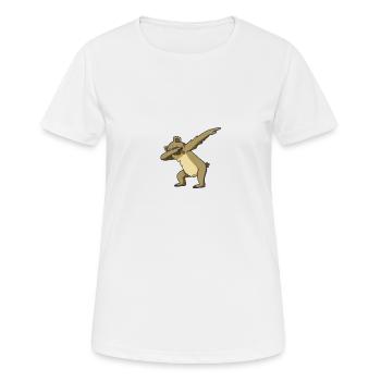 Doublage koala - T-shirt respirant Femme - blanc - Devant - AI Model Female 172 dark (172cm)