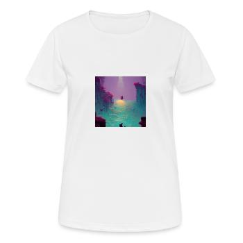 Love story - Women's Breathable T-Shirt - white - Front - AI Model Female 172 dark (172cm)