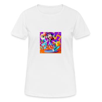 FUNNY MUSIC 012 - Women's Breathable T-Shirt - white - Front - AI Model Female 172 dark (172cm)