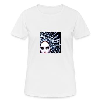 Woman Power - Women's Breathable T-Shirt - white - Front - AI Model Female 172 dark (172cm)