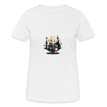 Peau de vampire - T-shirt respirant Femme - blanc - Devant - AI Model Female 172 dark (172cm)
