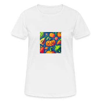 Fruits and vegetables - Frauen T-Shirt atmungsaktiv - Weiß - Vorne - AI Model Female 172 dark (172cm)