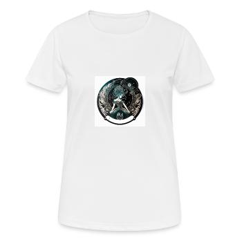 femme cabaret - T-shirt respirant Femme - blanc - Devant - AI Model Female 172 dark (172cm)