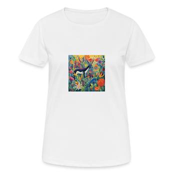 Enchanting Encounter - Women's Breathable T-Shirt - white - Front - AI Model Female 172 dark (172cm)