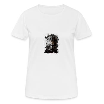 Helleraiser - T-shirt respirant Femme - blanc - Devant - AI Model Female 172 dark (172cm)