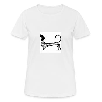 Dackel 1920 - Frauen T-Shirt atmungsaktiv - Weiß - Vorne - AI Model Female 172 dark (172cm)