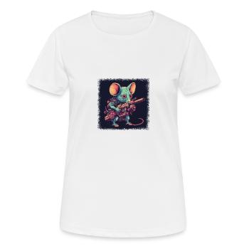 corpse cottondrawstringbag its alright animal - Frauen T-Shirt atmungsaktiv - Weiß - Vorne - AI Model Female 172 dark (172cm)