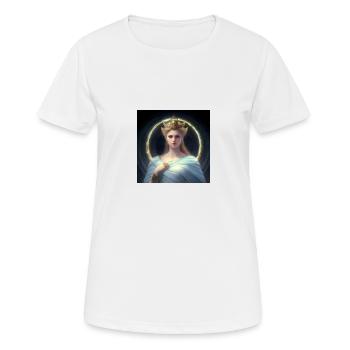 Die himmlische Aphrodite - Frauen T-Shirt atmungsaktiv - Weiß - Vorne - AI Model Female 172 dark (172cm)