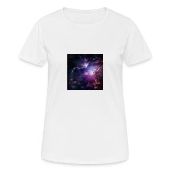 Raum - Frauen T-Shirt atmungsaktiv - Weiß - Vorne - AI Model Female 172 dark (172cm)