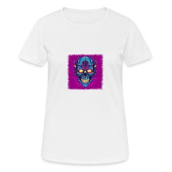black gift love drawing fingers - Frauen T-Shirt atmungsaktiv - Weiß - Vorne - AI Model Female 172 dark (172cm)