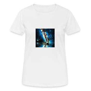 spaceship - Frauen T-Shirt atmungsaktiv - Weiß - Vorne - AI Model Female 172 dark (172cm)