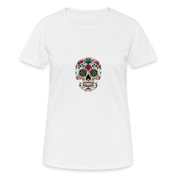 Mexico Vibes - Frauen T-Shirt atmungsaktiv - Weiß - Vorne - AI Model Female 172 dark (172cm)