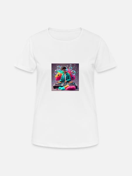 console - Women's Breathable T-Shirt - white