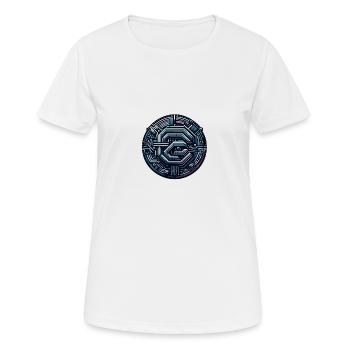 Science-fiction - T-shirt respirant Femme - blanc - Devant - AI Model Female 172 dark (172cm)
