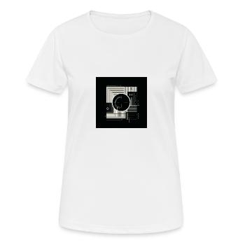 Architectural Fusion - Frauen T-Shirt atmungsaktiv - Weiß - Vorne - AI Model Female 172 dark (172cm)