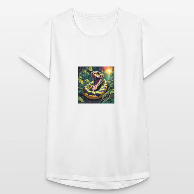 Serpent python T-shirt respirant Femme