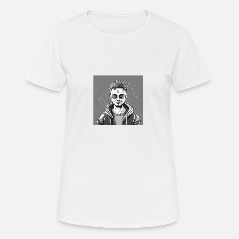 Ether Mastermind - Frauen T-Shirt atmungsaktiv - Weiß