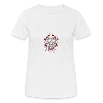 Ombres saignantes - T-shirt respirant Femme - blanc - Devant - AI Model Female 172 dark (172cm)