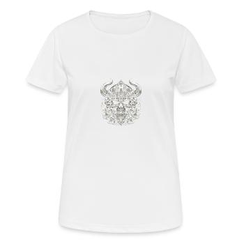Nordisches Vermächtnis - Frauen T-Shirt atmungsaktiv - Weiß - Vorne - AI Model Female 172 dark (172cm)