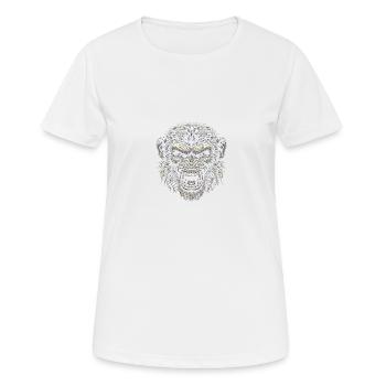 Ferocious Primal Roar - Women's Breathable T-Shirt - white - Front - AI Model Female 172 dark (172cm)