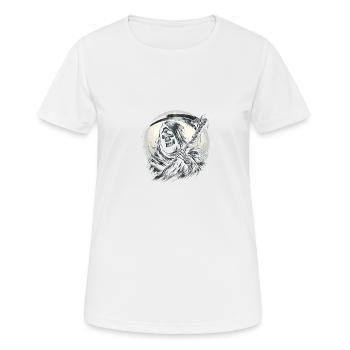 Bote des Todes - Frauen T-Shirt atmungsaktiv - Weiß - Vorne - AI Model Female 172 dark (172cm)
