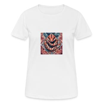 Snake - Women's Breathable T-Shirt - white - Front - AI Model Female 172 dark (172cm)