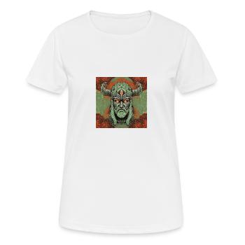 d’Odin - T-shirt respirant Femme - blanc - Devant - AI Model Female 172 dark (172cm)