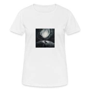 Dark Space - Women's Breathable T-Shirt - white - Front - AI Model Female 172 dark (172cm)