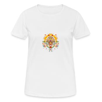 Maya-Hemd - Frauen T-Shirt atmungsaktiv - Weiß - Vorne - AI Model Female 172 dark (172cm)