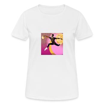 Die Schönheit der Bewegung - Frauen T-Shirt atmungsaktiv - Weiß - Vorne - AI Model Female 172 dark (172cm)