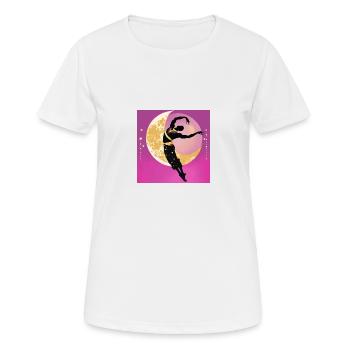 By matching - Women's Breathable T-Shirt - white - Front - AI Model Female 172 dark (172cm)