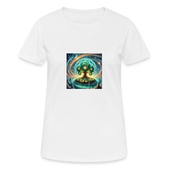 Light in the ocean - Women's Breathable T-Shirt - white - Front - AI Model Female 172 dark (172cm)