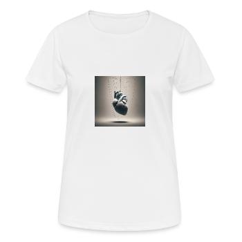 Die Fäden der Gefühle - Frauen T-Shirt atmungsaktiv - Weiß - Vorne - AI Model Female 172 dark (172cm)