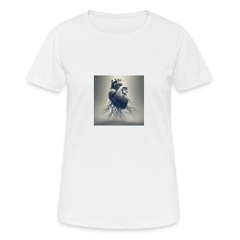 Rooted - Women's Breathable T-Shirt - white - Front - AI Model Female 172 dark (172cm)