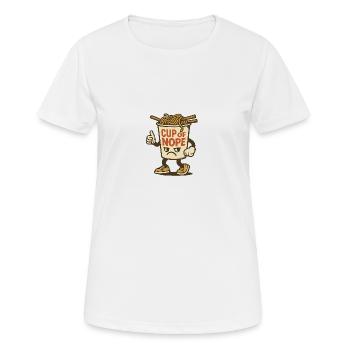 Cup of Nope - Women's Breathable T-Shirt - white - Front - AI Model Female 172 dark (172cm)