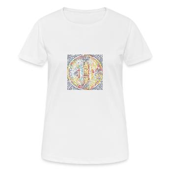 Bitcoin - Women's Breathable T-Shirt - white - Front - AI Model Female 172 dark (172cm)