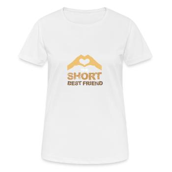Little Best Friend - Women's Breathable T-Shirt - white - Front - AI Model Female 172 dark (172cm)