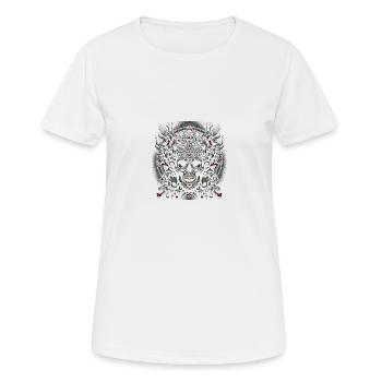 Symmetry of the Abyss - Women's Breathable T-Shirt - white - Front - AI Model Female 172 dark (172cm)