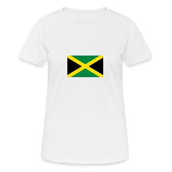 jamaica flag - Frauen T-Shirt atmungsaktiv - Weiß - Vorne - AI Model Female 172 dark (172cm)