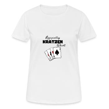 Maillot officiel Scratch - T-shirt respirant Femme - blanc - Devant - AI Model Female 172 dark (172cm)