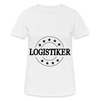 Logistiker Beruf - Frauen T-Shirt atmungsaktiv - Weiß - Vorne - AI Model Female 172 dark (172cm)