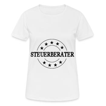 Steuerberater Beruf - Frauen T-Shirt atmungsaktiv - Weiß - Vorne - AI Model Female 172 dark (172cm)