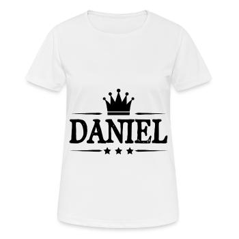Daniel - T-shirt respirant Femme - blanc - Devant - AI Model Female 172 dark (172cm)