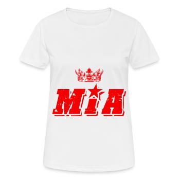 MIA - Women's Breathable T-Shirt - white - Front - AI Model Female 172 dark (172cm)
