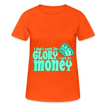 Das Leben eines kleinen Designers - Frauen T-Shirt atmungsaktiv - Neonorange - Vorne - AI Model Female 172 dark (172cm)